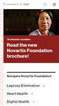 Mobile Screenshot of novartisfoundation.org